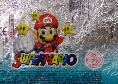 Super Mario Chocolate Egg - Wrapper Close-Up