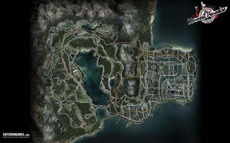 Burnout Paradise - Official Map