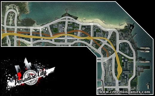 Burnout Paradise Demo Map