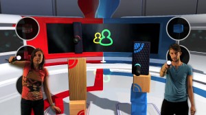 PlayStation Move Tumble - Showing the 2 player game