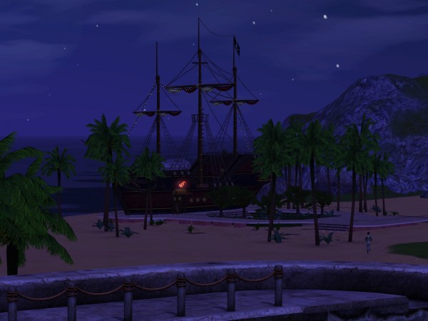 The Sims 3 Barnacle Bay at Night