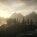 alan wake cabin sunset alan wake cabin sunset