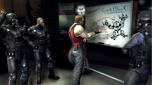 Duke Nukem Forever Vegas Whiteboard Cockblock