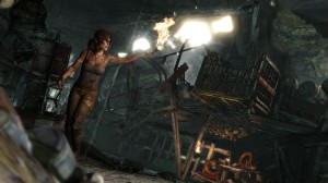 Tomb Raider - Lara with a Torch