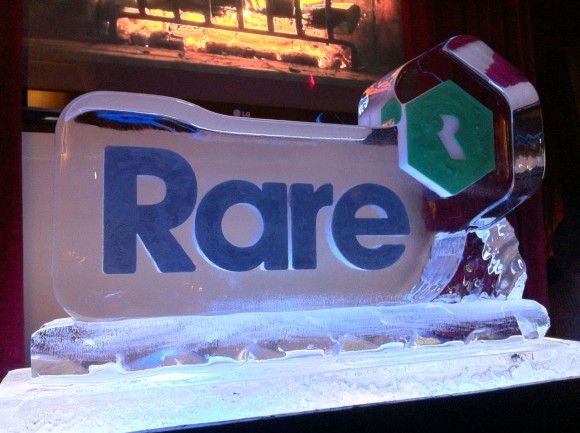 Rare Logo Made Of Ice