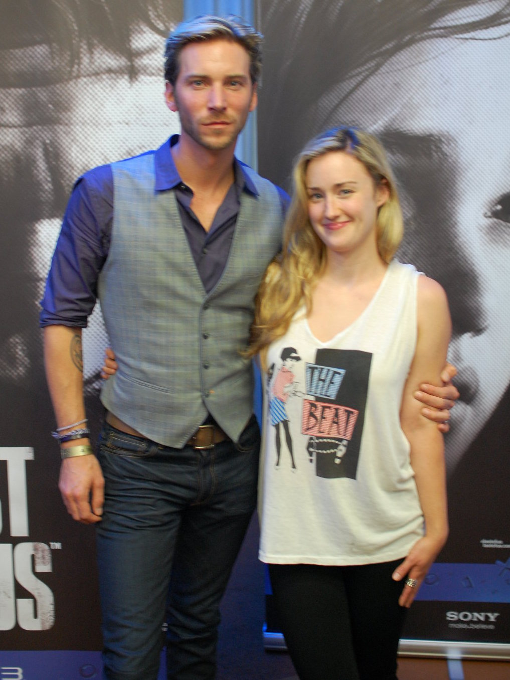 Ashley Johnson as Ellie and Troy Baker as Joel in a Graphic Novel