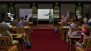 The Sims 3 University Life - classroom_zzz
