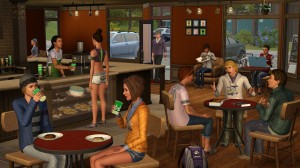 The Sims 3 University Life - coffee_shop