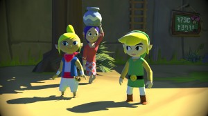 Zelda Wii U Wind Waker HD - Link and Villagers