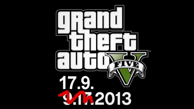 Grand Theft Auto 5 Release Date Logo