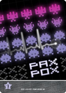 Pax Pox fills up your hand, does nothing and loses you points at the end of the game. Get rid of it or find a way to pass it to another player.