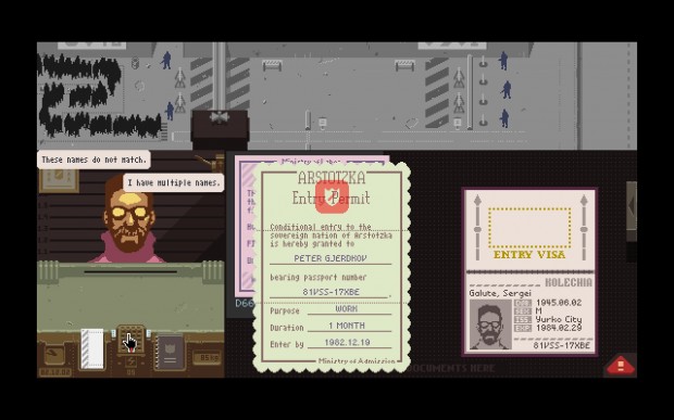 Papers Please - Multiple Names