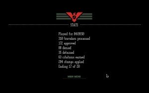 Papers Please - Final Tally