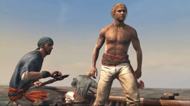 Assassins Creed IV - Edward Kenway on a Whale Boat