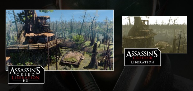 Assassins Creed Liberation HD vs Vita Bayou