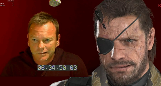 Kiefer Sutherland Snake Metal Gear 5 Ground Zeroes