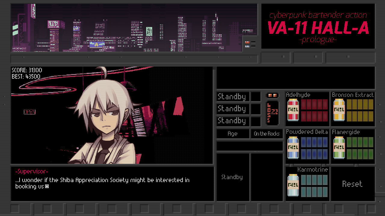 Indie Rock Va 11 Hall A Cyberpunk Bartender Action The Average Gamer