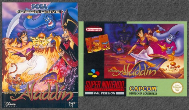 Aladdin Mega Drive vs SNES