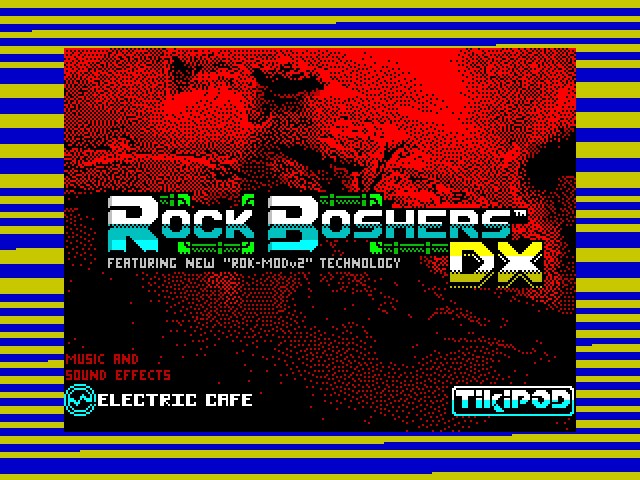 Rock Boshers DX - Title Screen