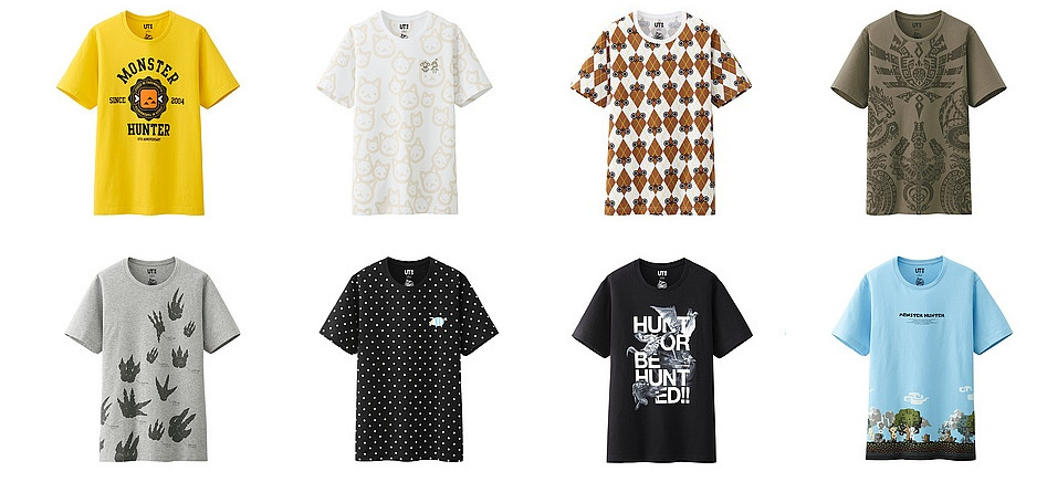 Monster Hunter T-shirts at Uniqlo – The Average Gamer